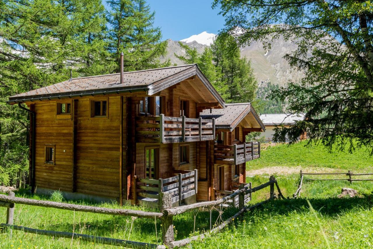 3-Schlafzimmer Chalet Eichhorn****, Saas Fee 1800M Villa Eksteriør bilde