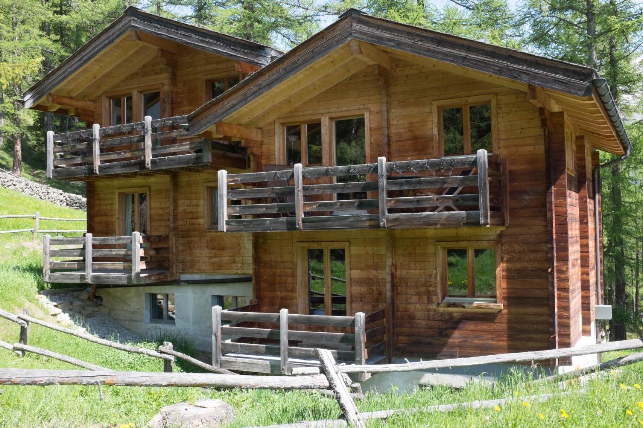 3-Schlafzimmer Chalet Eichhorn****, Saas Fee 1800M Villa Eksteriør bilde